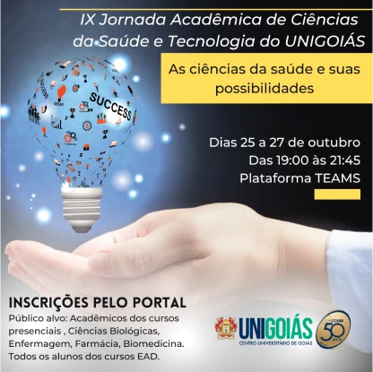 IX Jornada Acadêmica de Ciências da Saúde e Tecnologia